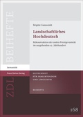 Cover: Landschaftliches Hochdeutsch - Franz Steiner Verlag