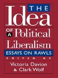 Cover: The Idea of a Political Liberalism - Rowman & Littlefield Publishers