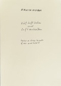 Cover: Erwin Wurm. tief Luft holen und Luft anhalten / take a deep breath of air and hold it - K&ouml;nig, Walther