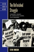 Cover: The Unfinished Struggle - Rowman & Littlefield Publishers