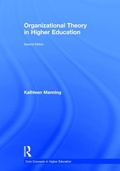Cover: Organizational Theory in Higher Education - Routledge