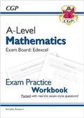 Cover: A-Level Maths Edexcel Exam Practice Workbook (includes Answers) - Coordination Group Publications Ltd (CGP)