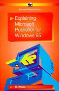 Cover: Explaining Microsoft Publisher for Windows 95 - Bernard Babani Publishing