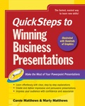Cover: QuickSteps to Winning Business Presentations - Osborne/McGraw-Hill