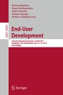 Cover: End-User Development - Springer
