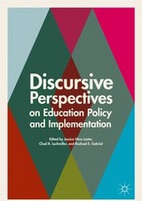Enlarge image Cover: Discursive Perspectives on Education Policy and Implementation - Palgrave Macmillan