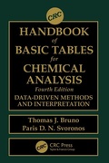 Cover: CRC Handbook of Basic Tables for Chemical Analysis - CRC Press