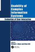 Cover: Usability of Complex Information Systems - CRC Press