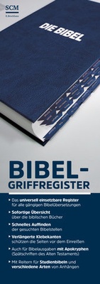 Abbildung von: Bibel-Griffregister blau - R. Brockhaus