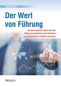 Cover: Der Wert von F&uuml;hrung - Wiley-VCH