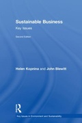 Cover: Sustainable Business - Routledge