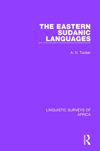 Abbildung von: The Eastern Sudanic Languages - Routledge