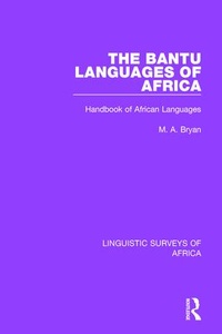 Abbildung von: The Bantu Languages of Africa - Routledge