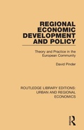 Cover: Regional Economic Development and Policy - Routledge