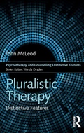 Cover: Pluralistic Therapy - Routledge