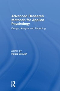Enlarge image Cover: Advanced Research Methods for Applied Psychology - Routledge