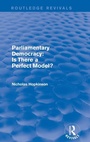 Cover: Parliamentary Democracy - Routledge