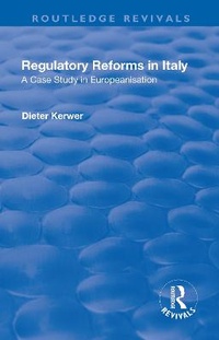 Enlarge image Cover: Regulatory Reforms in Italy - Routledge