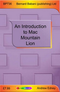 Enlarge image Cover: An Introduction to Mac OS X Mountain Lion - Bernard Babani Publishing