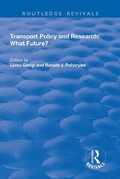 Cover: Transport Policy and Research - Routledge