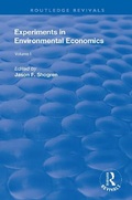 Cover: Experiments in Environmental Economics - Routledge