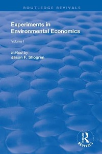Abbildung von: Experiments in Environmental Economics - Routledge