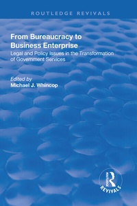 Abbildung von: From Bureaucracy to Business Enterprise - Routledge