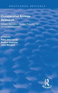 Cover: Comparative Anomie Research - Routledge