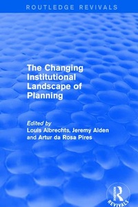 Enlarge image Cover: The Changing Institutional Landscape of Planning - Routledge