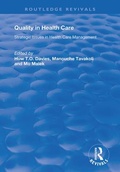 Cover: Quality in Health Care - Routledge