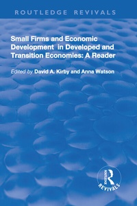 Enlarge image Cover: Small Firms and Economic Development in Developed and Transition Economies - Routledge