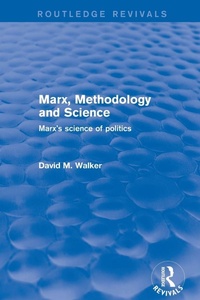 Enlarge image Cover: Marx, Methodology and Science - Routledge