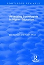 Cover: Assessing Sociologists in Higher Education - Routledge