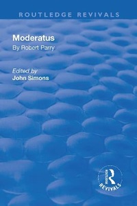 Enlarge image Cover: Moderatus - Routledge