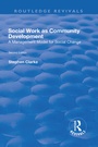 Cover: Social Work as Community Development - Routledge