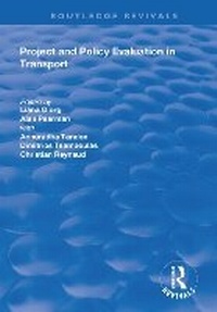Enlarge image Cover: Project and Policy Evaluation in Transport - Routledge