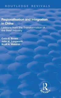 Enlarge image Cover: Regionalisation and Integration in China - Routledge