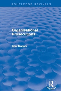Enlarge image Cover: Organisational Prosecutions - Routledge