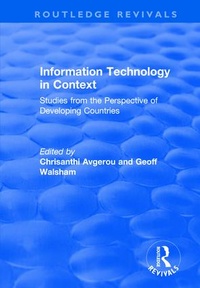 Enlarge image Cover: Information Technology in Context - Routledge