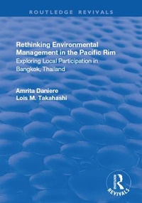 Enlarge image Cover: Rethinking Environmental Management in the Pacific Rim - Routledge