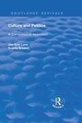 Cover: Culture and Politics: A Comparative Approach - Routledge