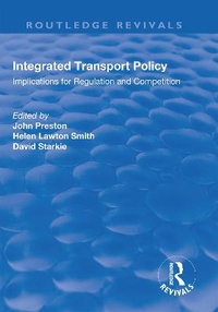 Enlarge image Cover: Integrated Transport Policy - Routledge