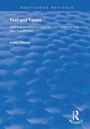 Cover: Text and Tablet - Routledge