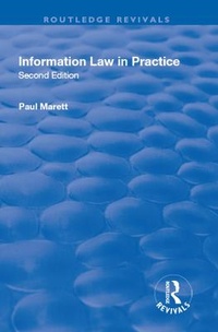 Abbildung von: Information Law in Practice - Routledge