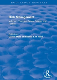 Enlarge image Cover: Risk Management - Routledge