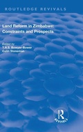 Cover: Land Reform in Zimbabwe: Constraints and Prospects - Routledge