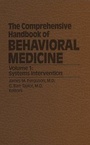 Cover: The Comprehensive Handbook of Behavioral Medicine: Systems Intervention Volume 1 - Kluwer Academic Publishers