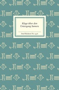 Cover: Klage &uuml;ber den Untergang Sumers - Insel