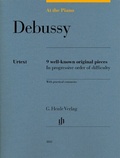 Cover: Claude Debussy - At the Piano - 9 well-known original pieces - Henle, G&uuml;nter