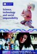 Cover: Science, Technology and Social Responsibility - The Royal Society